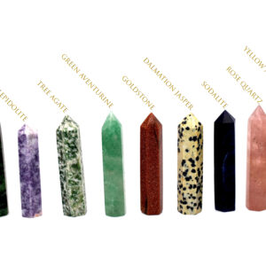 Colorful Polished Stone Obelisk