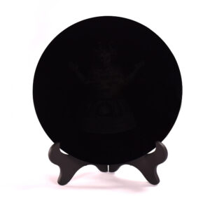 10 Inch Black Obsidian Scrying Mirror