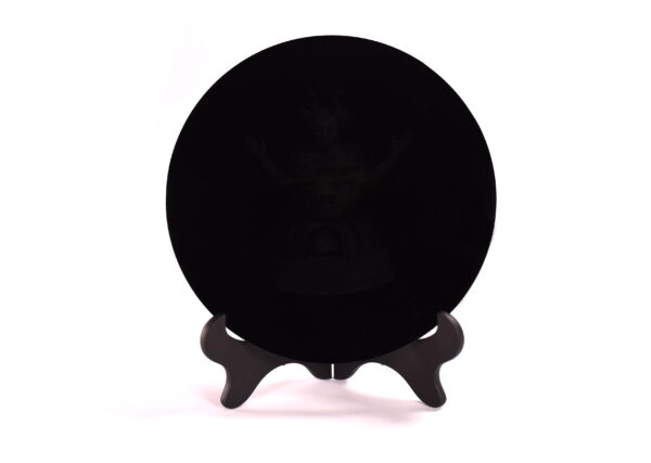 10 Inch Black Obsidian Scrying Mirror