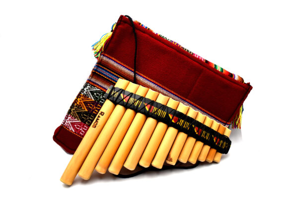 13 Tube Peruvian Pan Flute with Bag