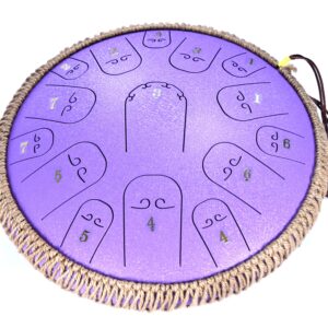 Tongue Drum 14 Inch 15 Notes – Purple